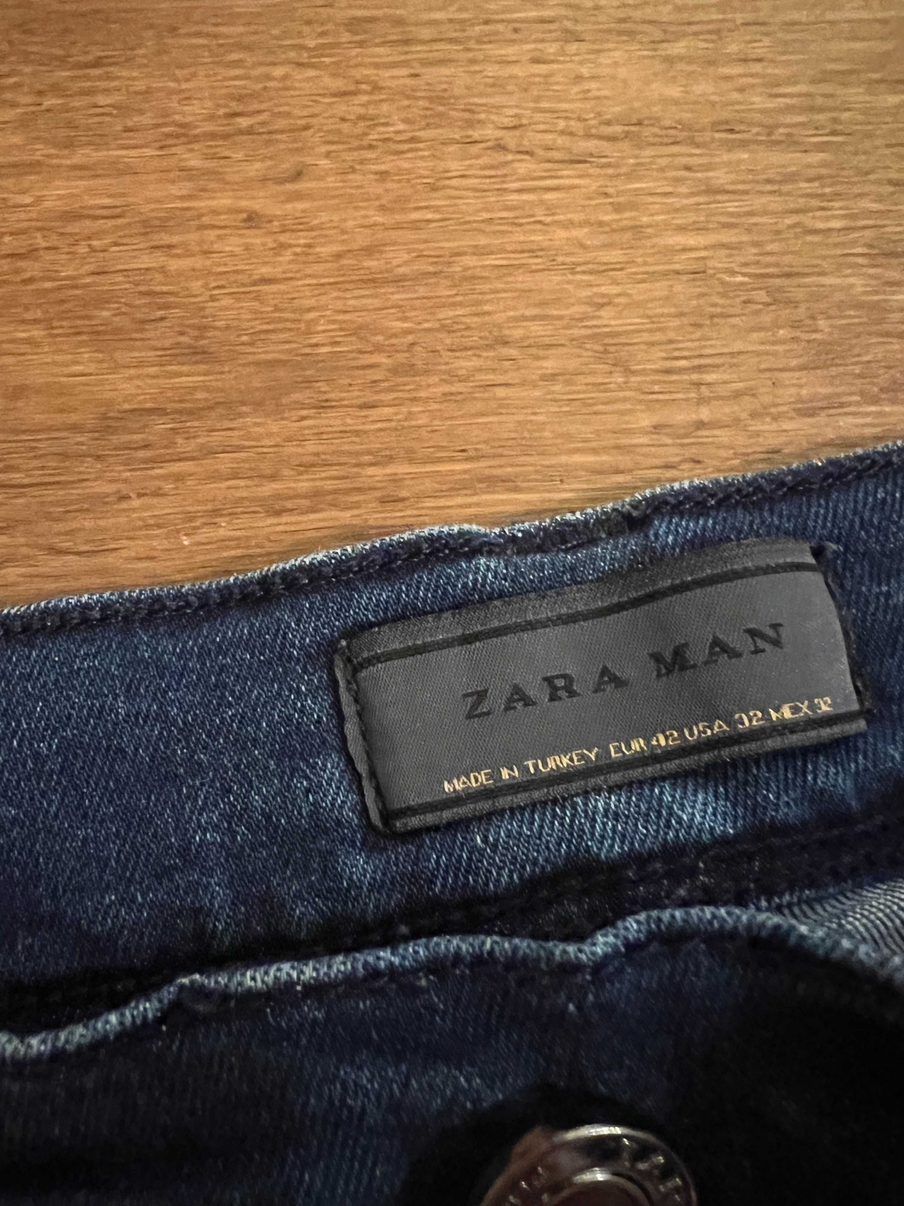 Zara męskie jeansy niebieskie rozmiar 32