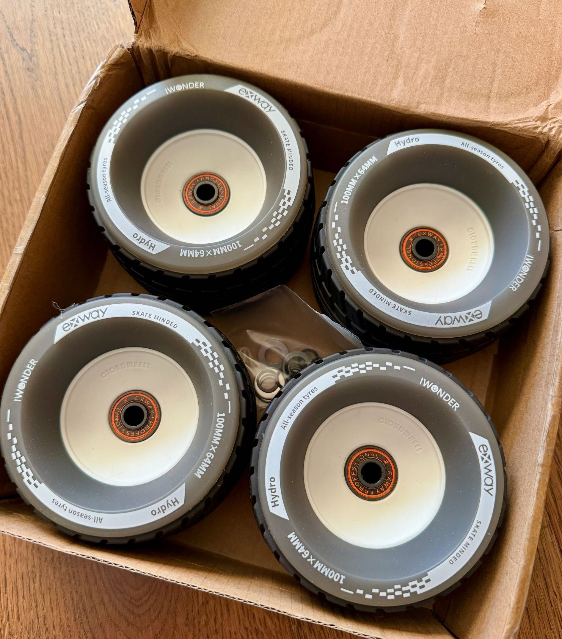 Kółka exway Couldwheels 100x64mm Hydro All-seasons