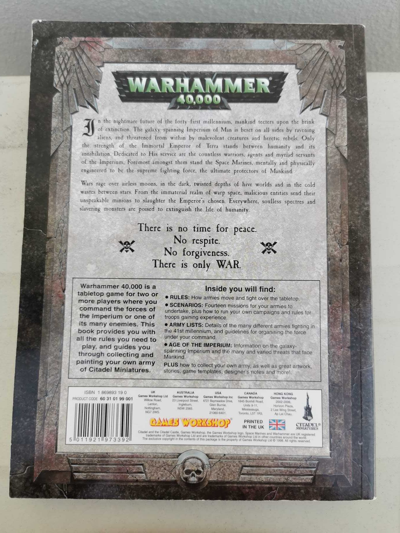 Warhammer 40000 3rd Edition Rulebook