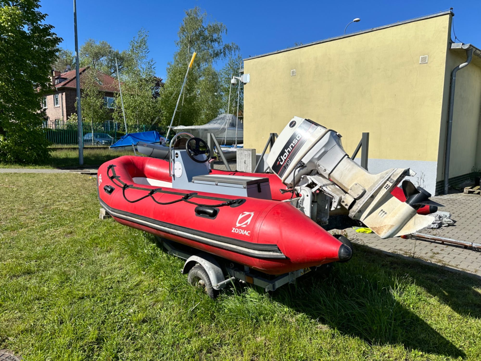 motorówka rib - Zodiac Pro 470 + silnik Johnson 70 KM