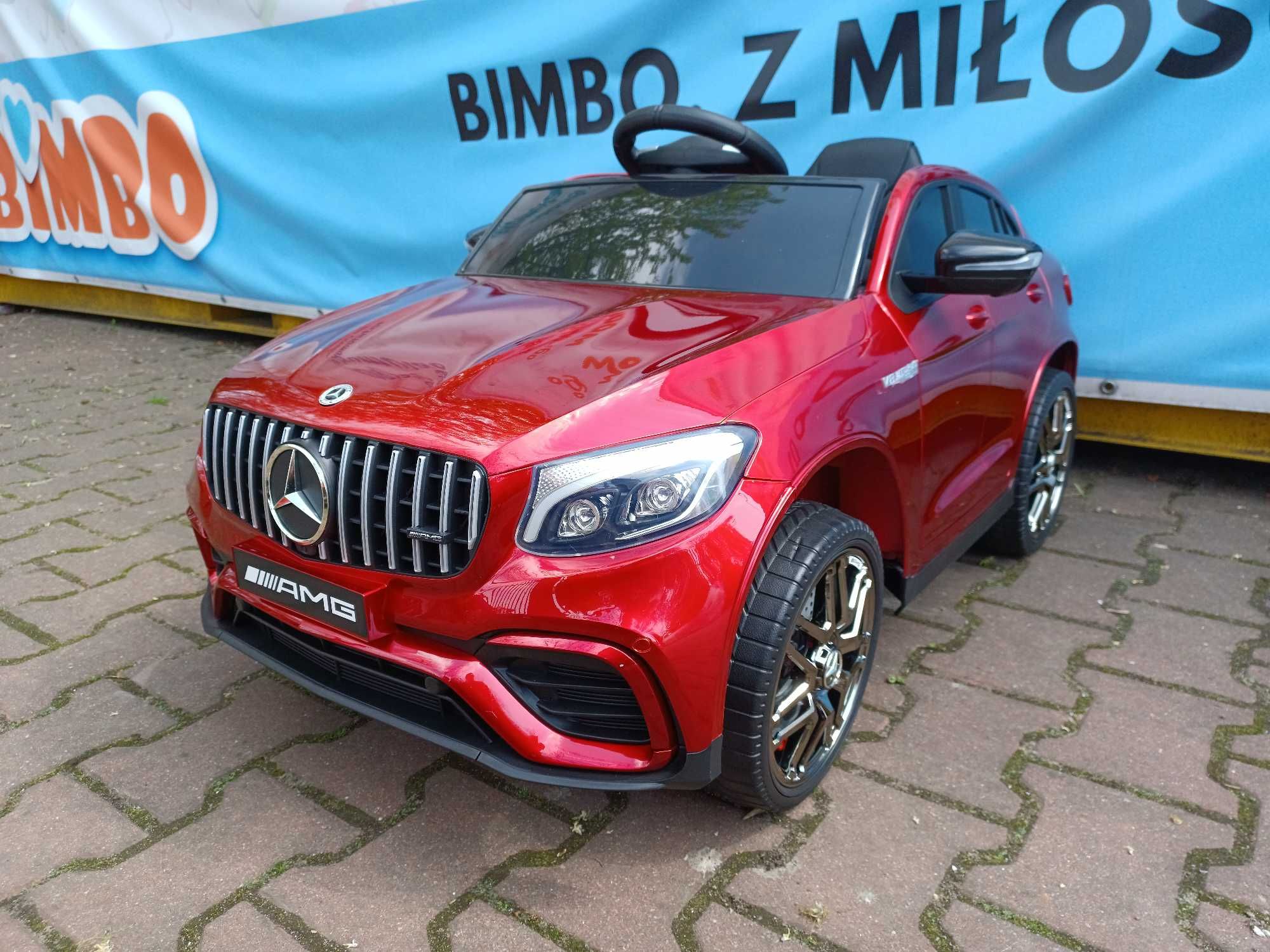 NOWY Mercedes GLC 63S AMG 4x4 na akumulator dla dzieci 12V LAKIER