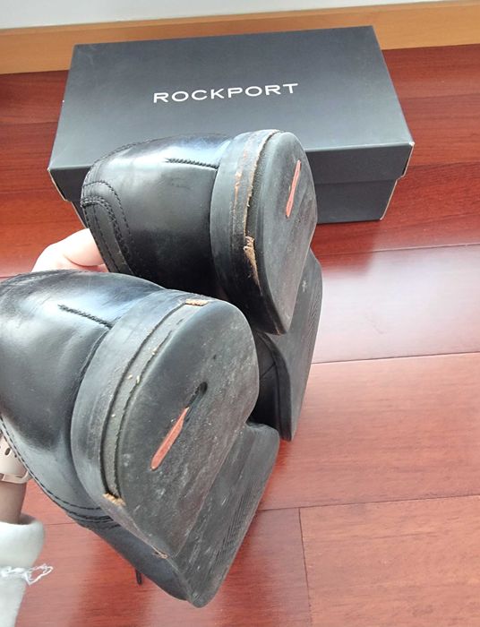 Sapatos pretos Rockport, tamanho 44,5