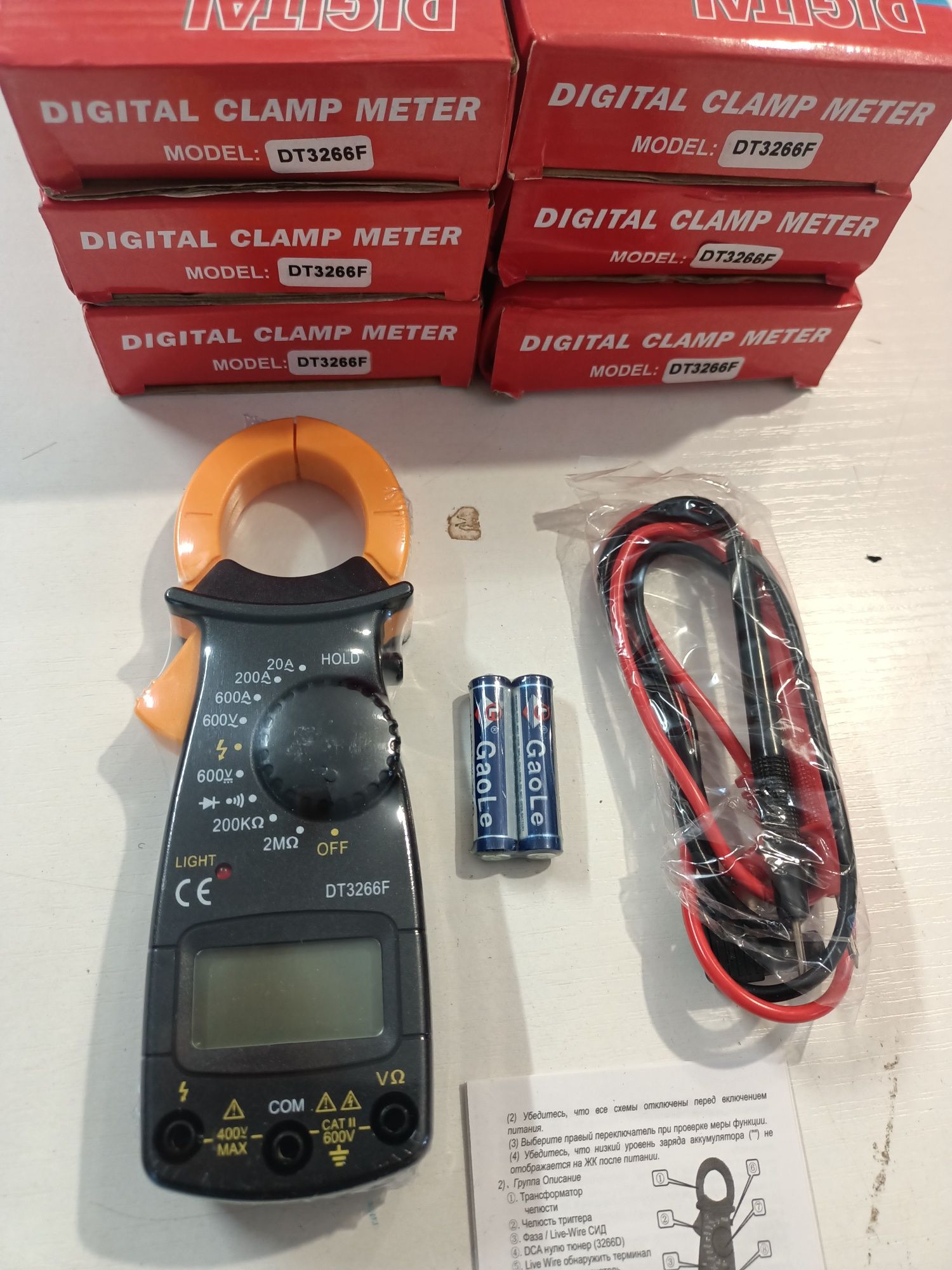 Токовые клещи DT3266F