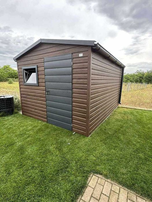 Domek narzędziowy / schowek drewnopodobny 3x4 m