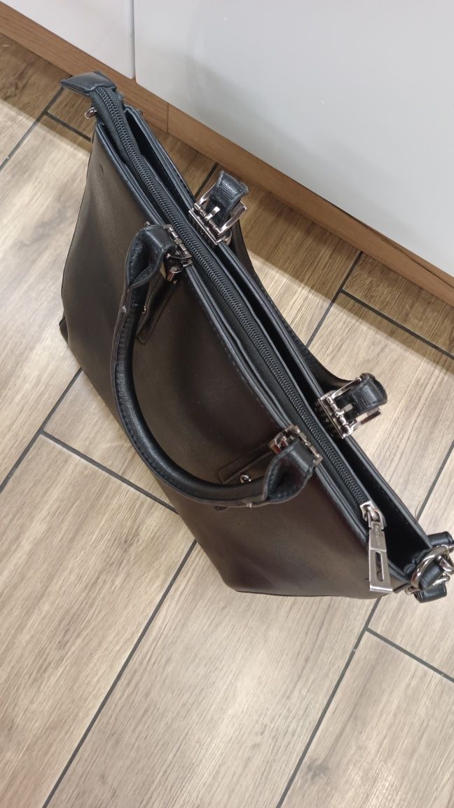 Torebka torba shopper czarna