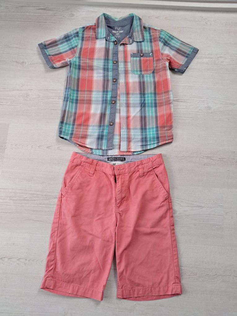 Zestaw chlopiecy na lato 140 plus gratis