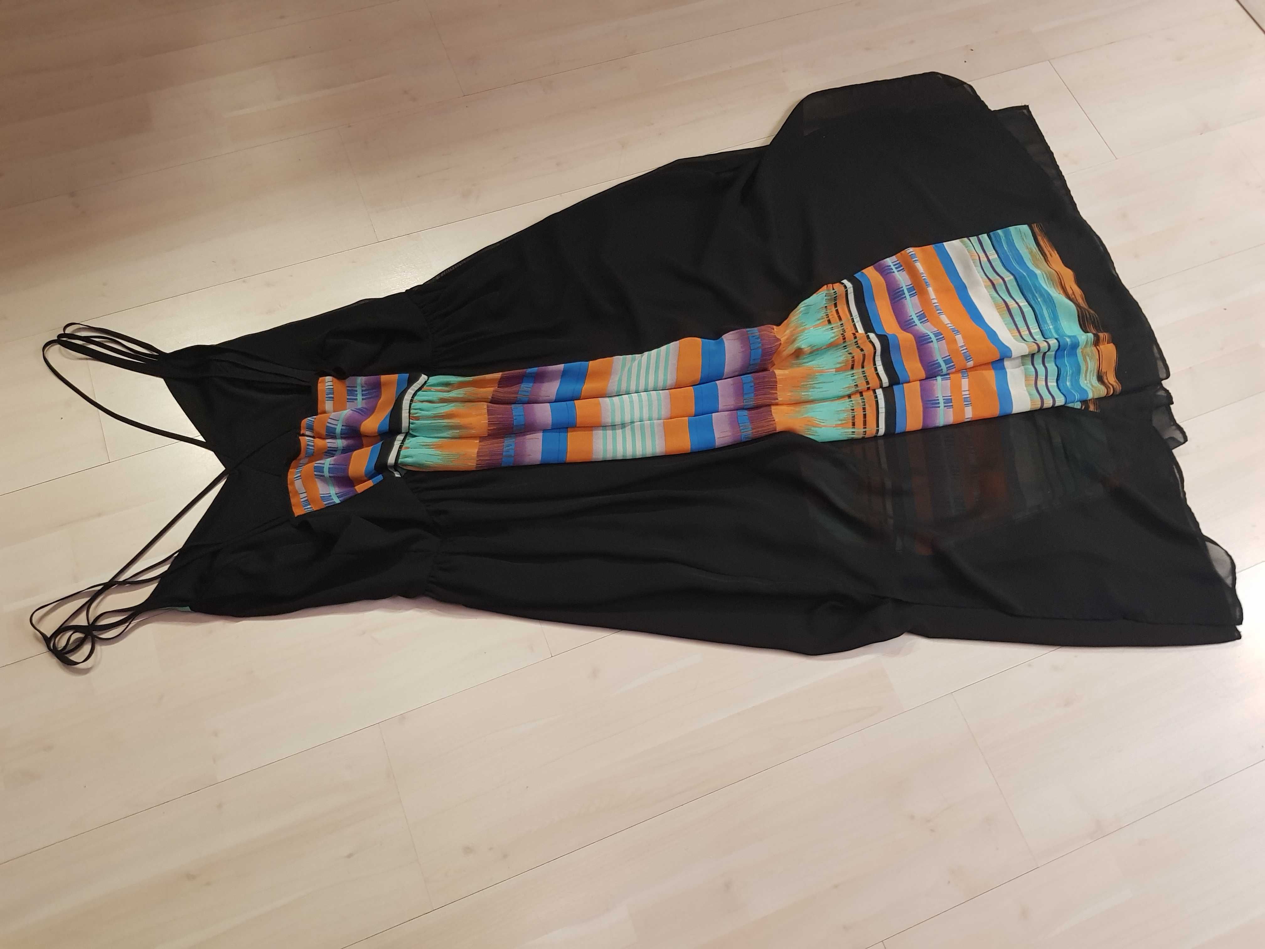 L XL strój sukienka letnia hipiska hinduska lata 70 hipis nr 435