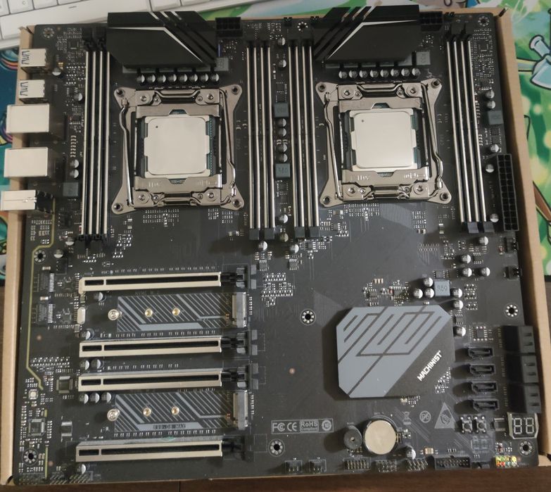 Материнська Machinist X99 - D8 MAX + 2 процесора  xeon