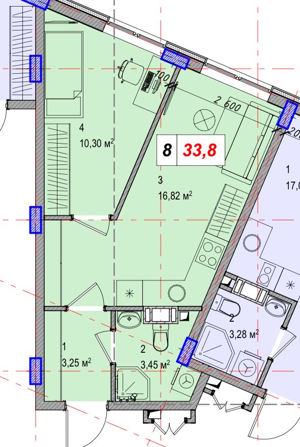 Нова квартира за 17200 у.е