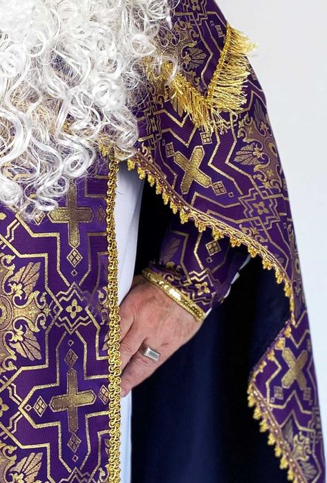 Костюм Святого Миколая, дорослий, фіолет., можна прокат 1900 грн