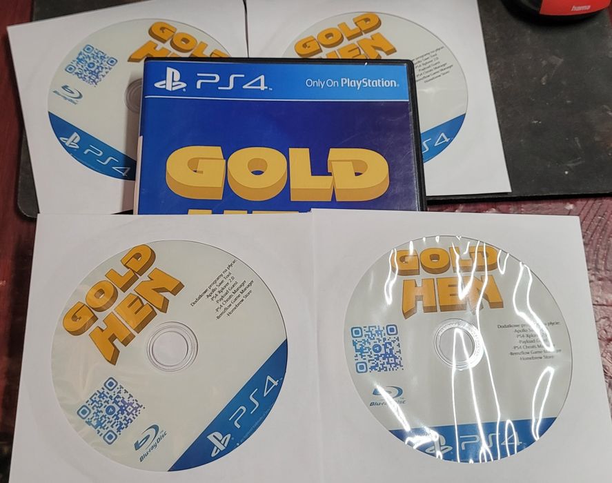 Lapse AIO Jailbreak GoldHen PS4 z programami na płycie BluRay