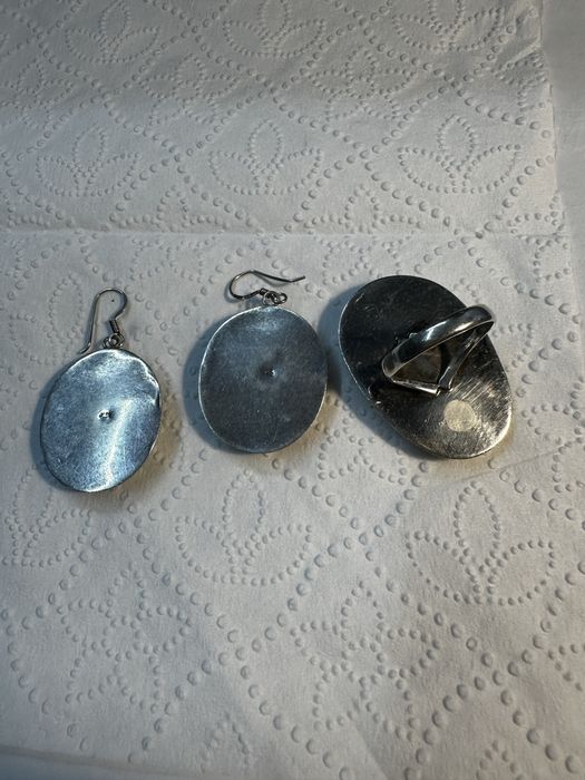 Гарнитур бирюза серебро