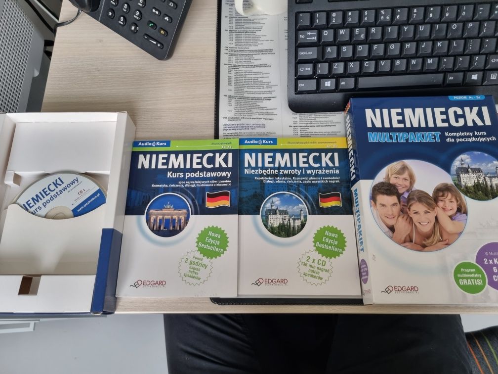 Niemiecki Multipakiet Kompletny kurs dla początkujących  poziom A1-B1