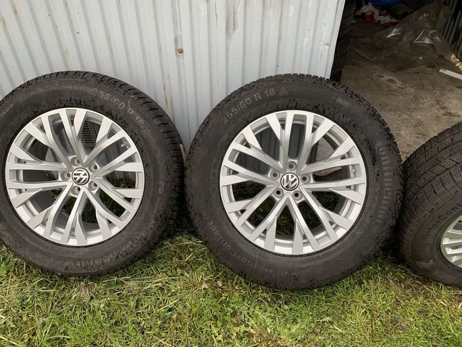 Nowe Alufelgi  z nowymi oponami touareg 3 255/60/18 model cascada