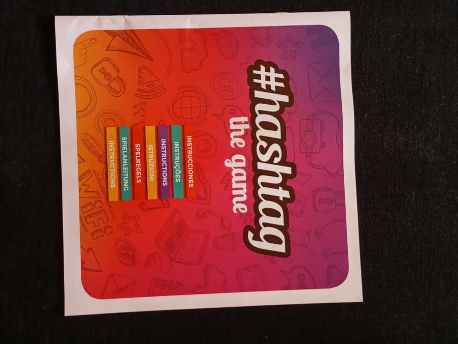 Vendo jogo de tabuleiro #Hashtag