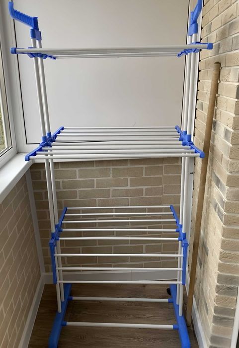 Стійка підлогова сушарка білизни.Сушіння одягу | Сушилка белья одежды