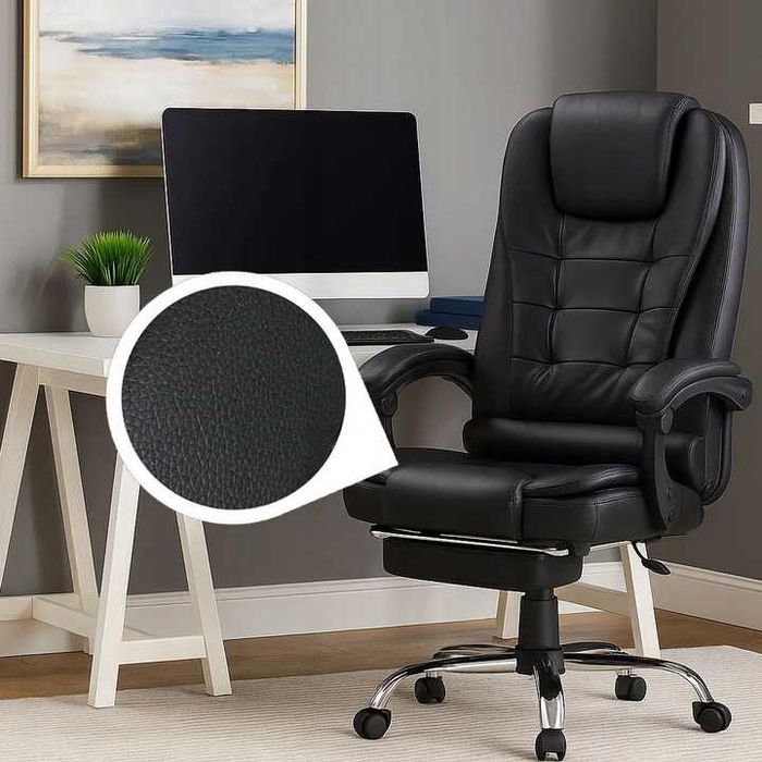 NOWY Fotel Biurowy Ergonomiczny Do Biurka Obrotowy Krzesło Biurowe FV