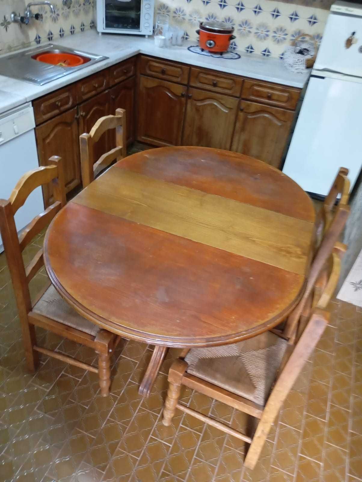 Mesa Extensível Madeira Maciça