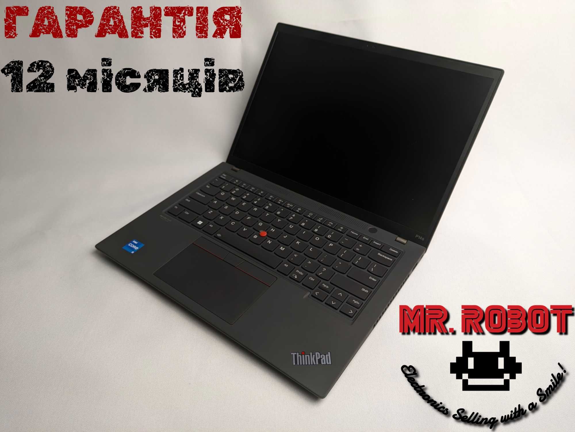 ThinkPad P14s Gen 3 i5-1240P 12/16-ядер Nvidia-T550-4GB 16/512 АКБ=93%