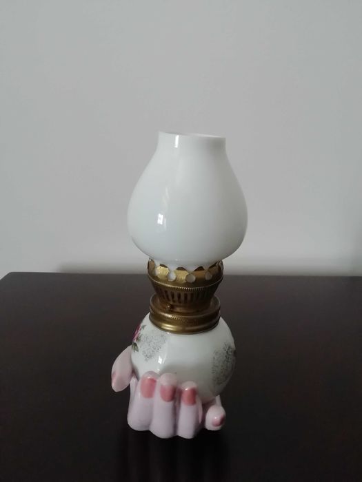 Lamparina Antiga em Porcelana