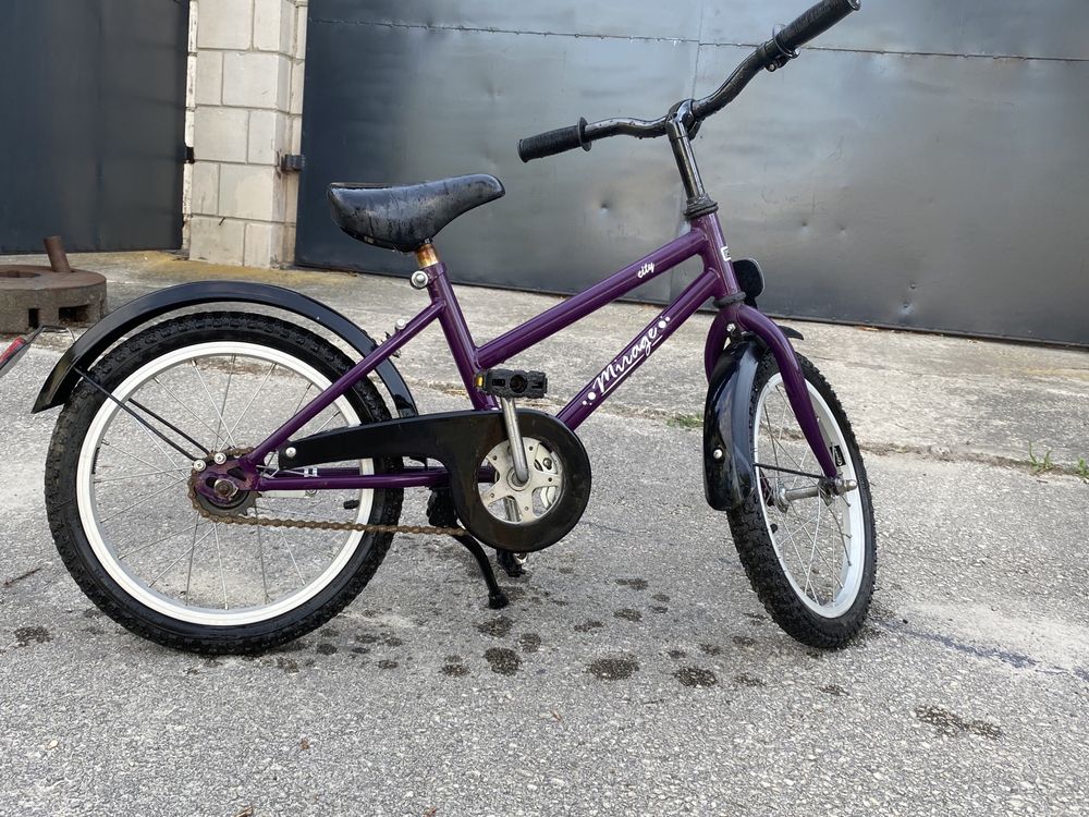 Rower fioletowy dla dziecka