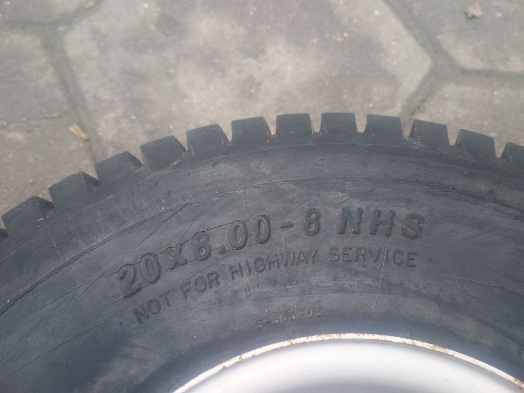 Kosiarka traktorek koła 20x8.00-8 felgi mtd przyczepka silver master c