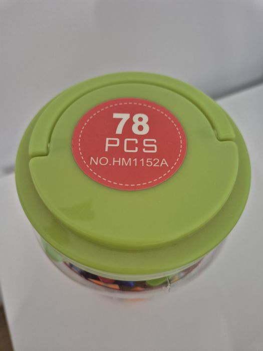 Literki i cyferki magnetyczne 78 sztuk