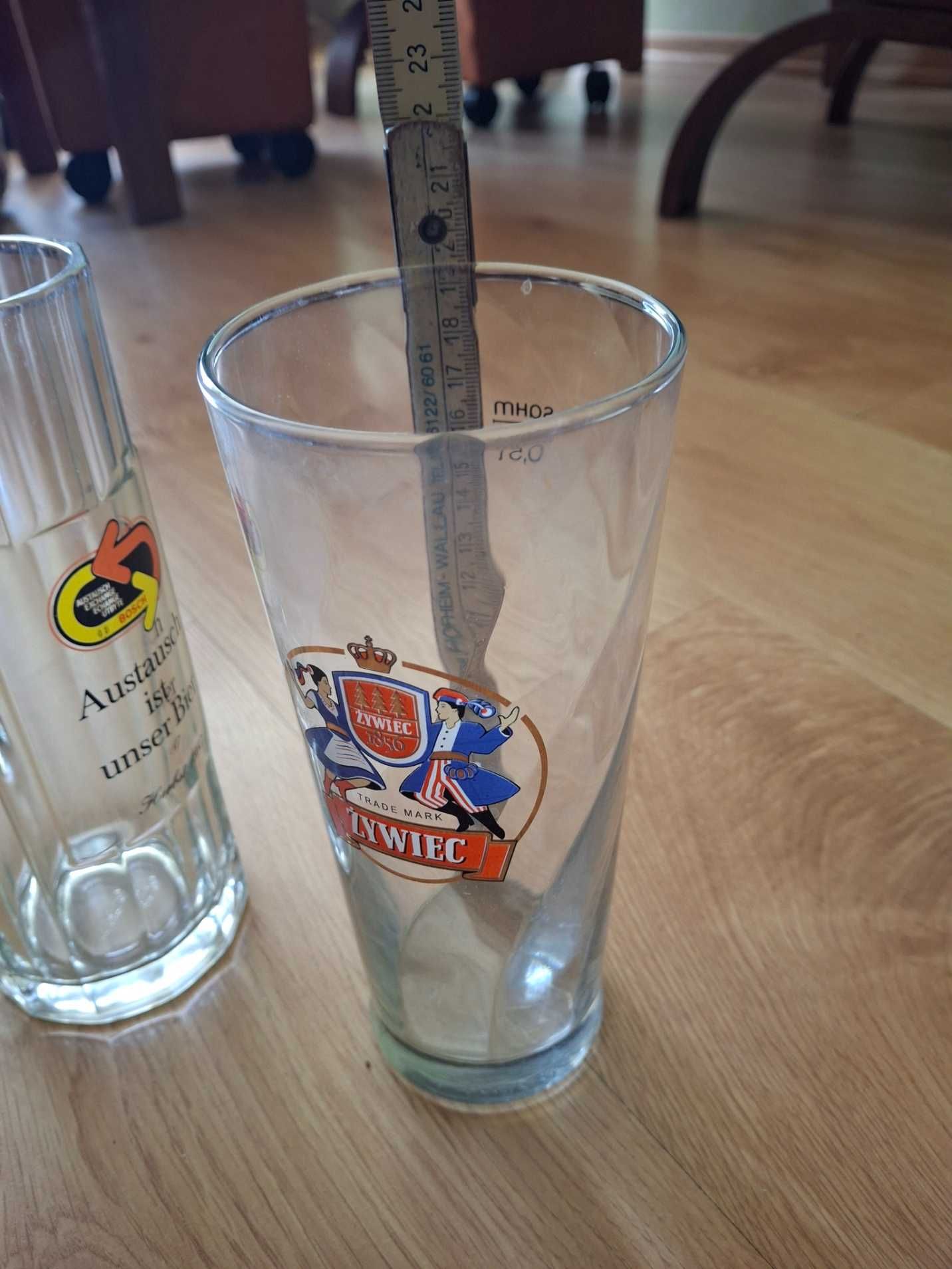 Kufle do piwa szklanki 5szt. 0,5L i 1szt. 0,3L Heineken Żywiec Specjal