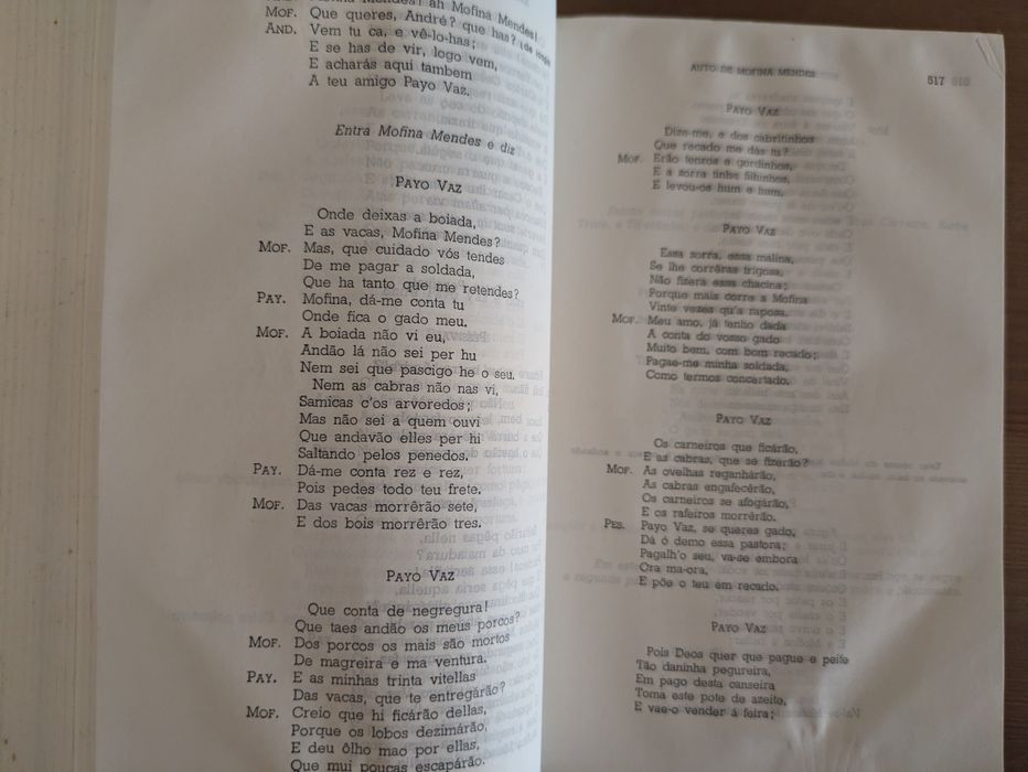 Obras Gil Vicente - Lello e Irmão "Biblia" 1965