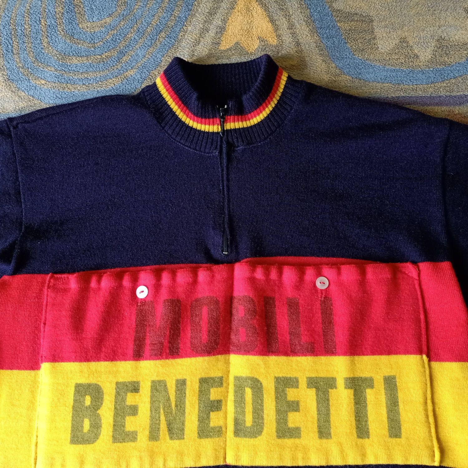 Koszulka rowerowa  w stylu retro Brieka Schotte'a na Tour d