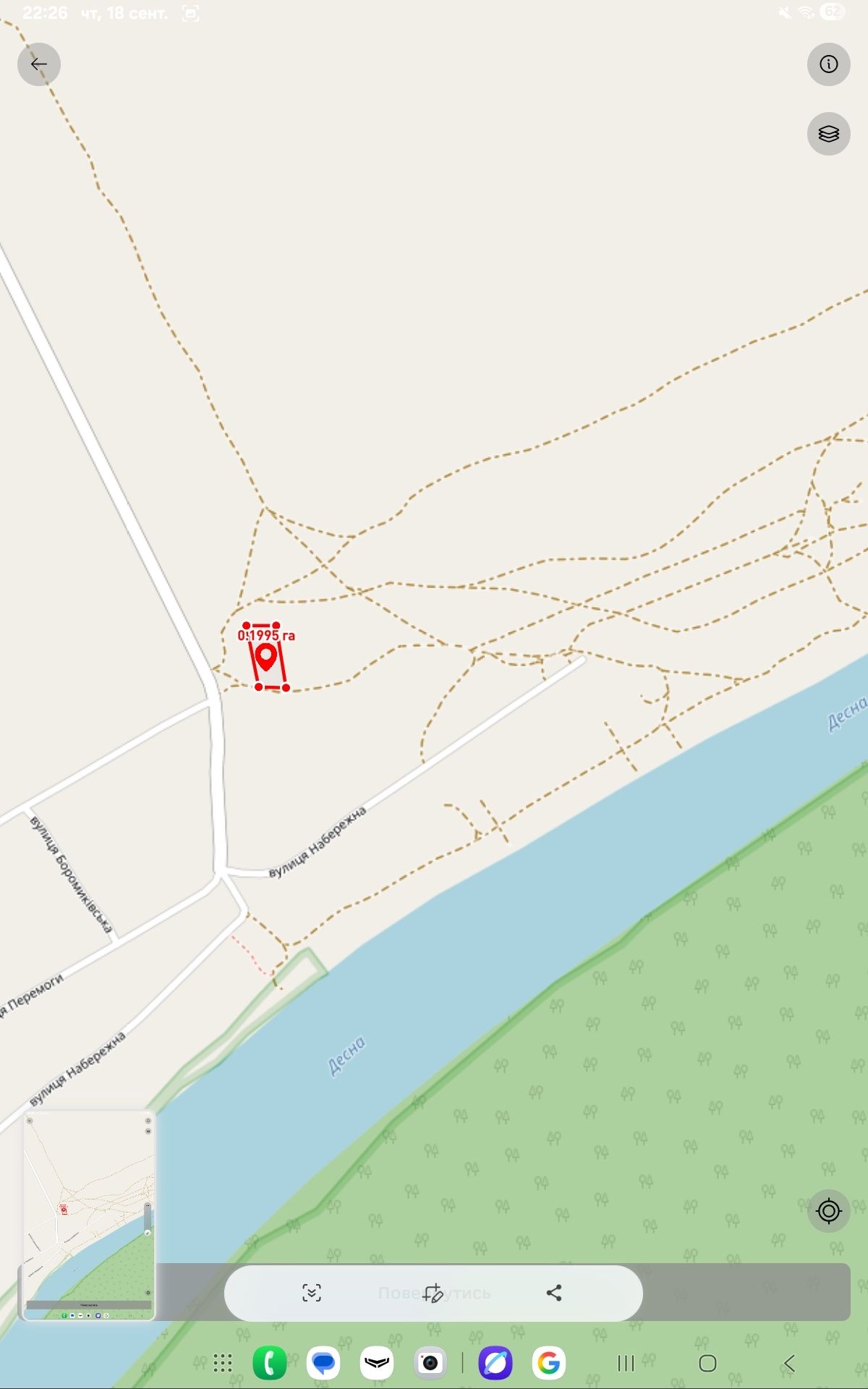 Боромики Земельна ділянка