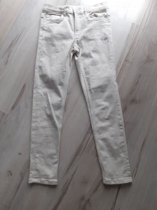 Spodnie Zara jasne elastyczne 152 cm