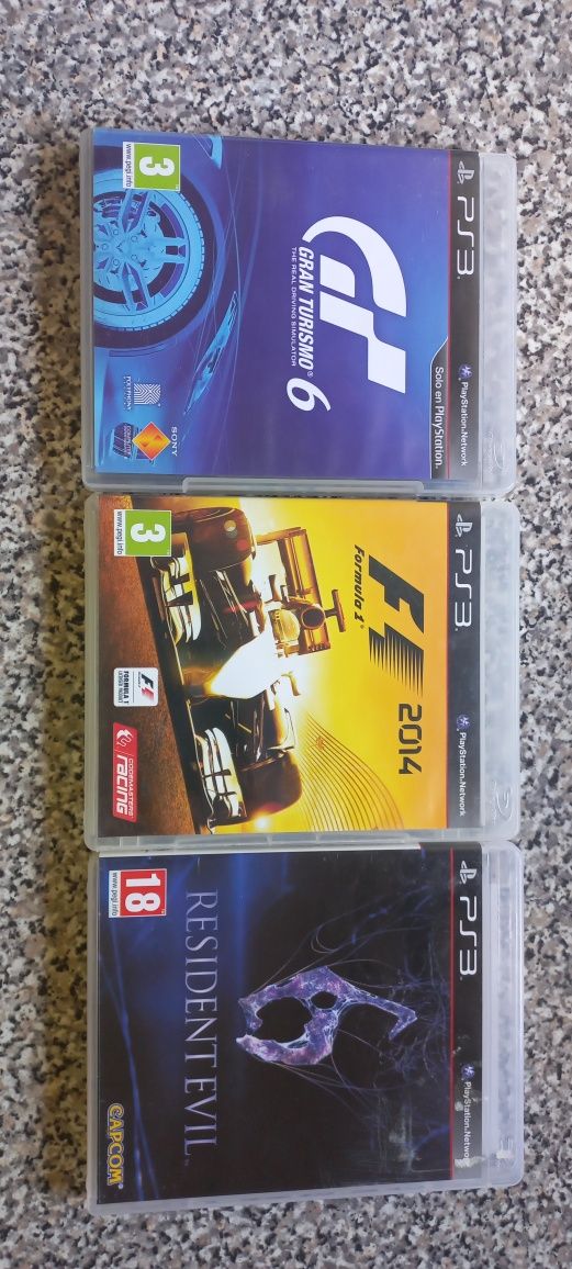 F1 2014/Gran turismo 6/Resident evil 6 Playstation 3