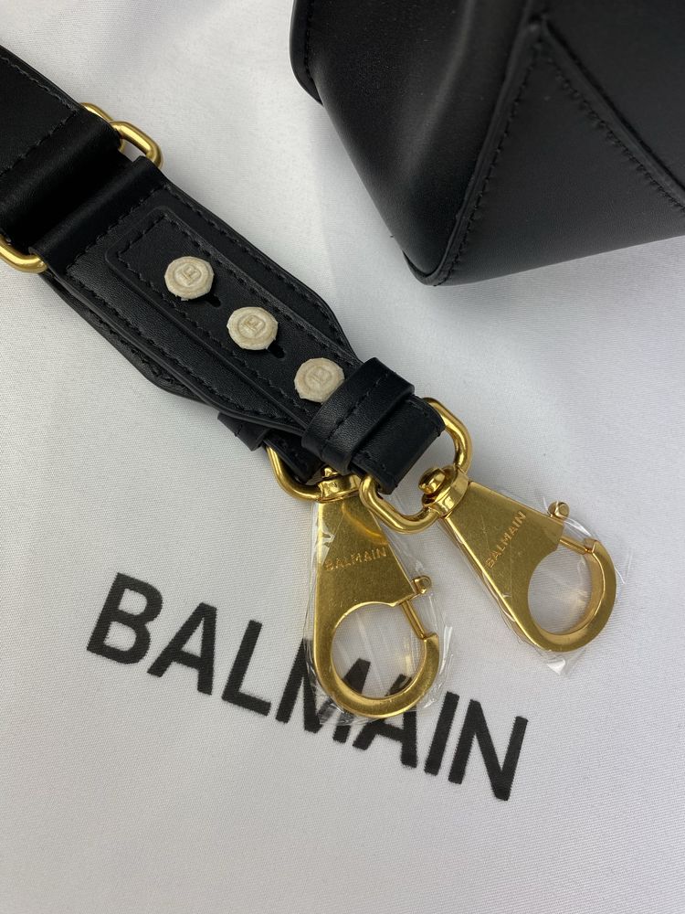 Сумка в стилі Balmain Black Gold Logo 1:1