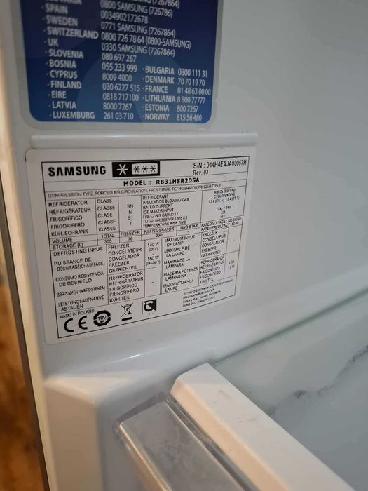 Lodówka Samsung rb31hsr2dsa - bardzo dobry stan!