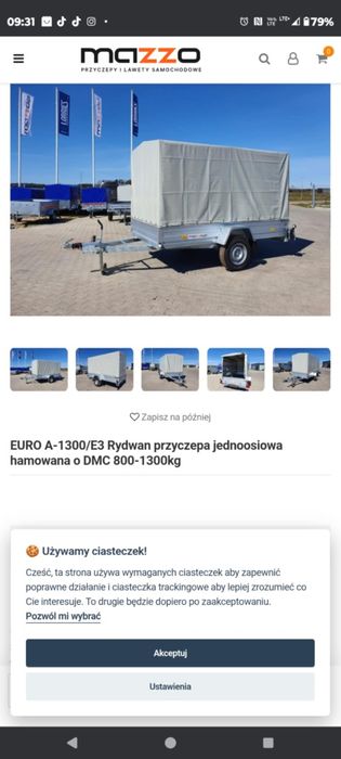 Przyczepka rydwan