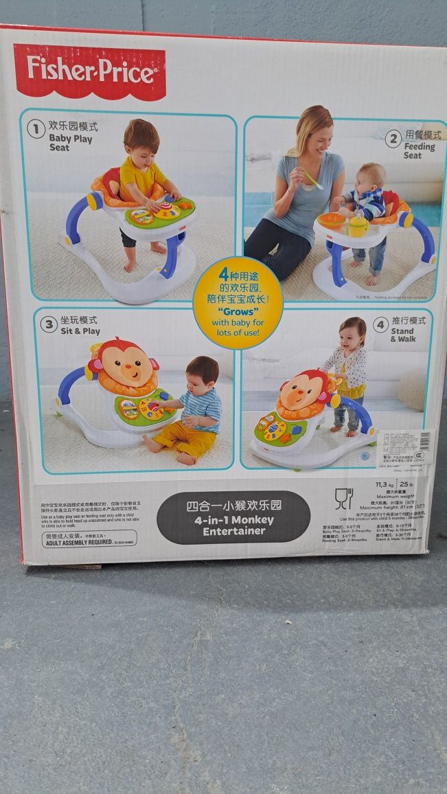 Andarilho 4em1 da Fisher Price