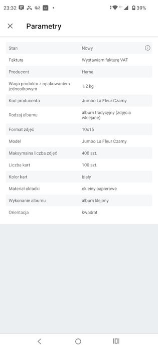 Album na zdjęcia wklejane