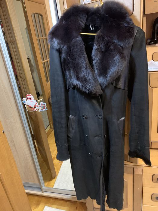 Жіноча натуральна шкіряна дублянка