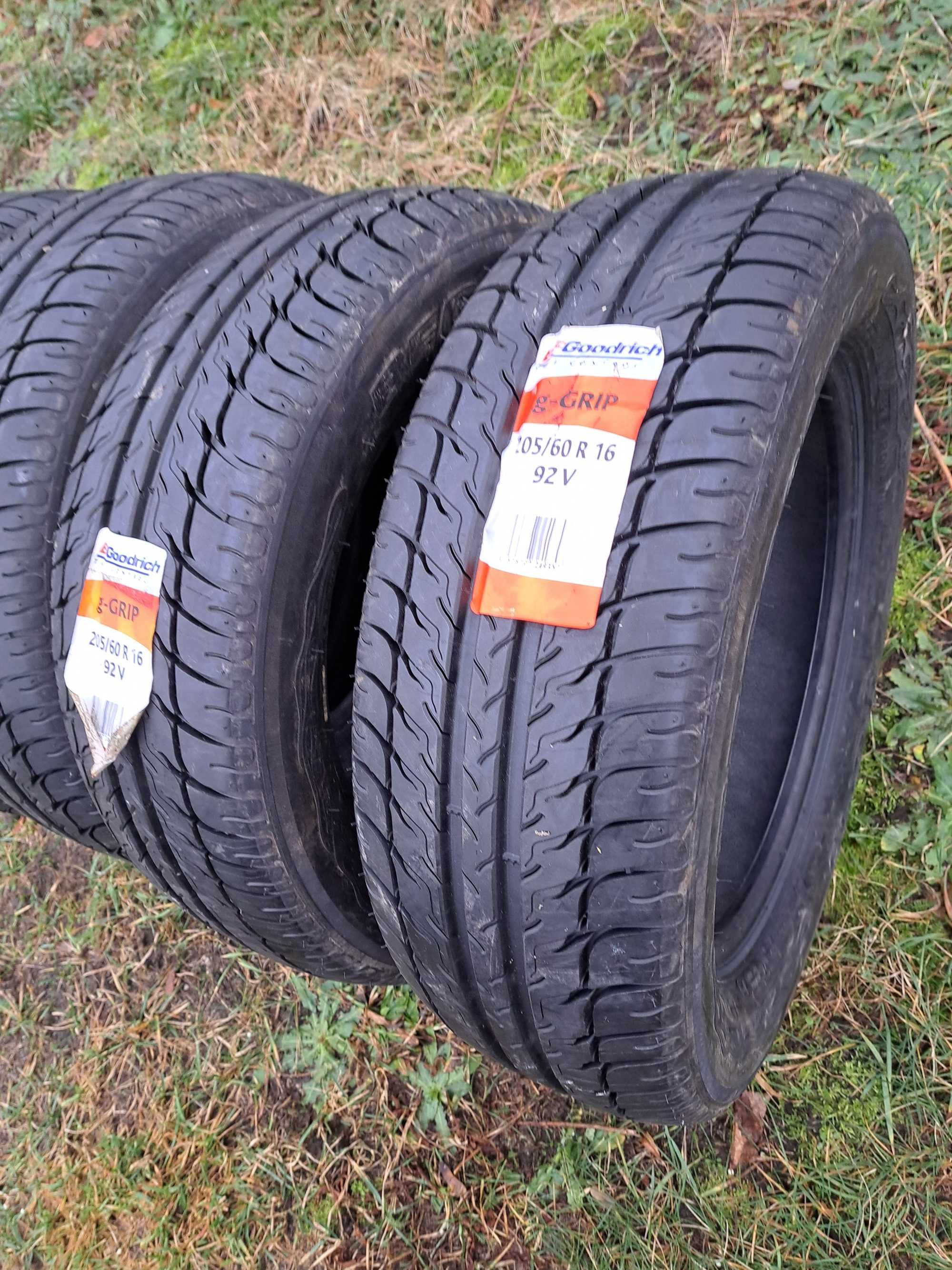 4  opony nie używane bfgoodrich 205 60 r16 lato montaz gratis