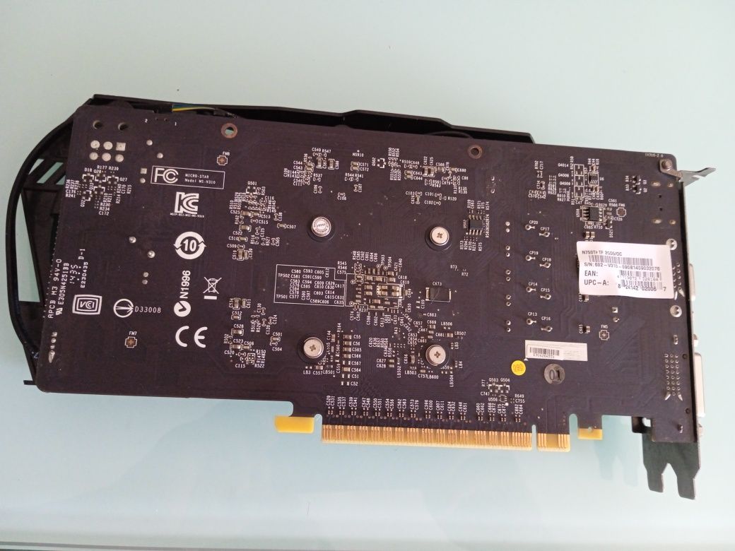 Placa Gráfica MSI gtx 750 Ti