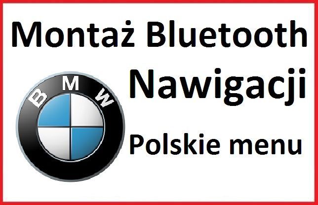 Montaż modułu Bluetooth Mulf Nawigacja BMW polskie menu naprawa DOJAZD