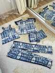 Damski 4-częściowy komplet piżamowy Lucky Brand supermiękki dzianinowy
