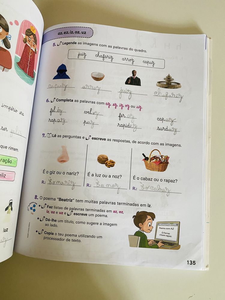 VAMOS aprender Português - 1.º Ano Escolar