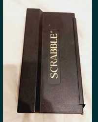 Scrabble TRAVEL Deluxe MATTEL (black&gold) WALIZECZKA