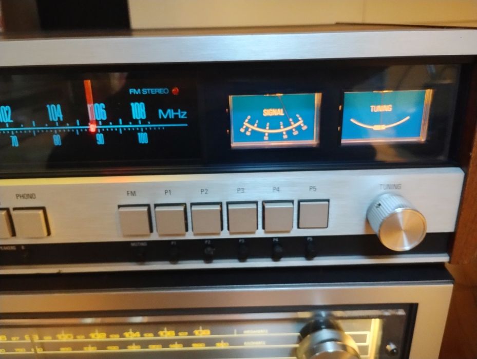 Amplituner Tandberg 2025 piękny Luxman Sansui