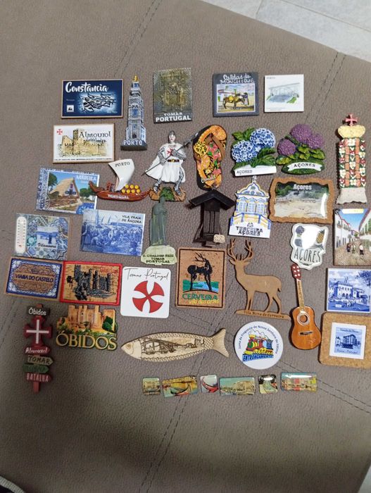 Lote de 126 ímanes para frigorífico