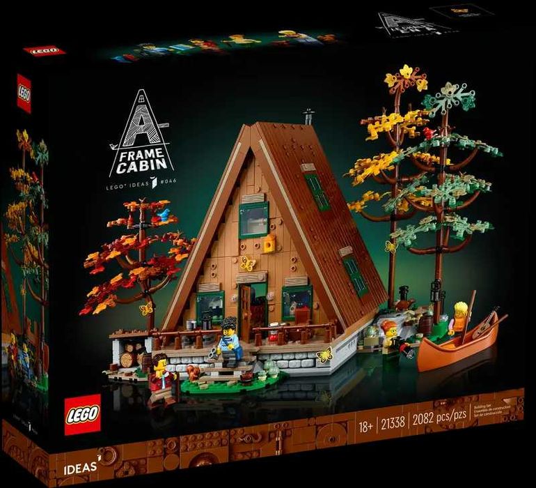 конструктор LEGO Ideas 21338 А-образный дом, LEGO A-Frame Cottage