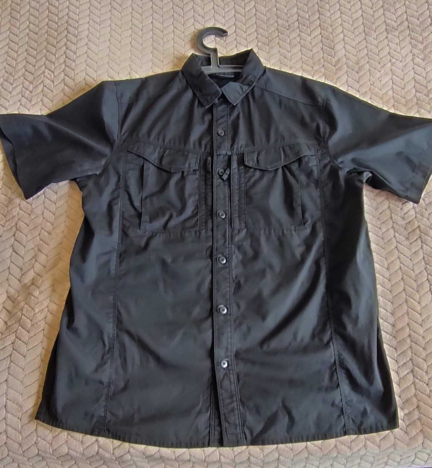 HELIKON koszula DEFENDER MK2 short sleeve polycotton RIPSTOP czarna XL