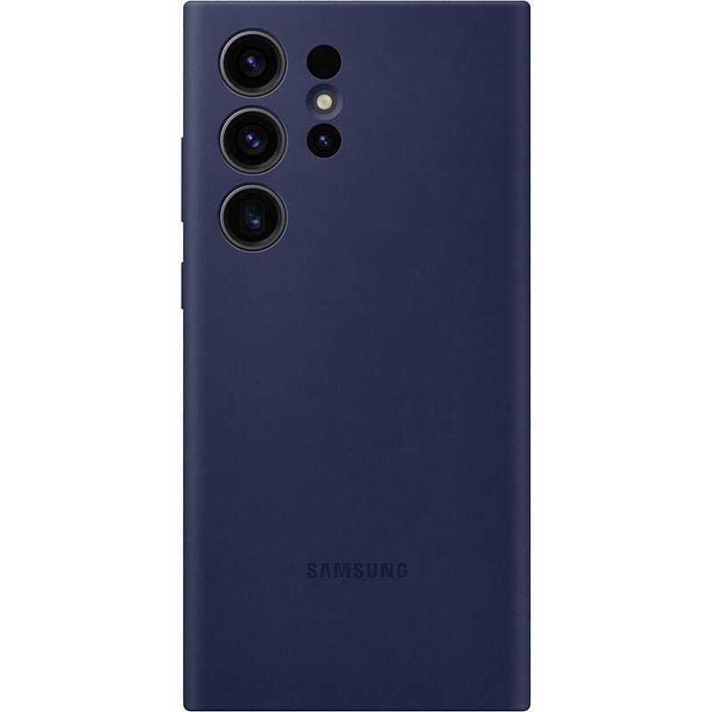 Оригинальный чехол Samsung Galaxy S23 Ultra SM-S918 Silicone Case Navy